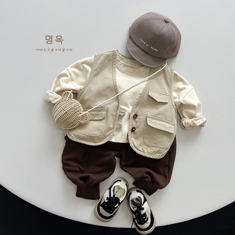 童装~男女童长袖T恤秋装新款儿童韩版宽松上衣宝宝日系百搭打底衫详情19