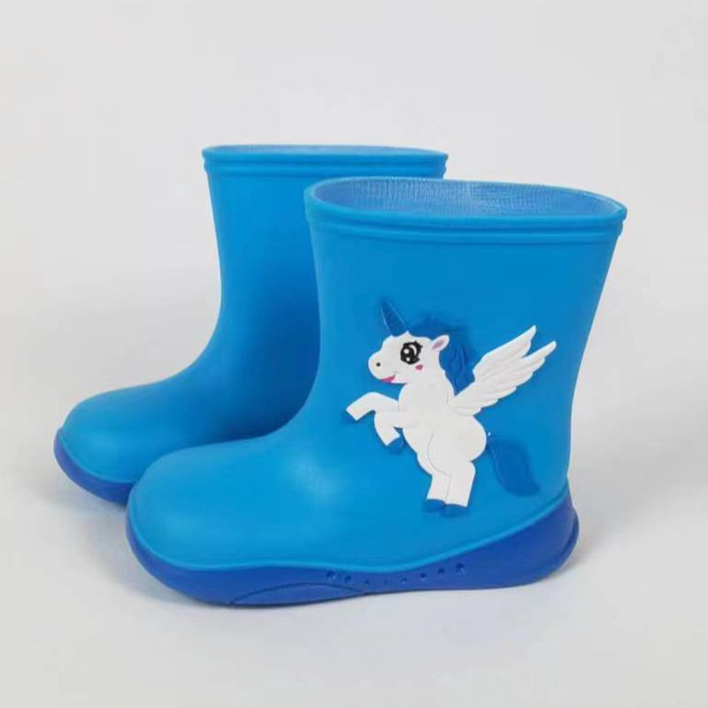 儿童雨鞋男童防滑时尚婴幼儿水鞋女童宝宝防水卡通中筒小孩雨靴详情21