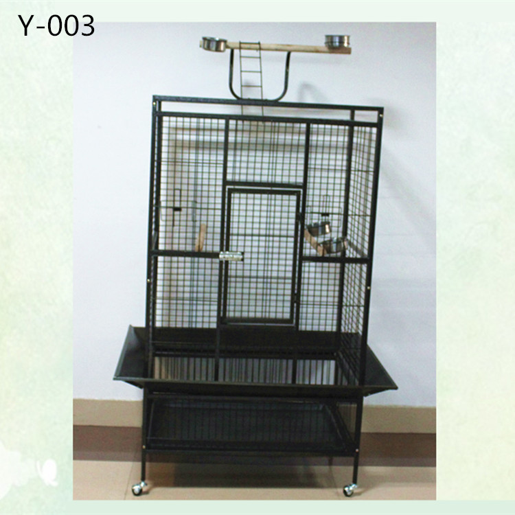 Wholesale of high-quality parrot cages and iron cages, various types available for customization. Choose from large parrot cages, birdcages, iron cages and large stand frames pic 5