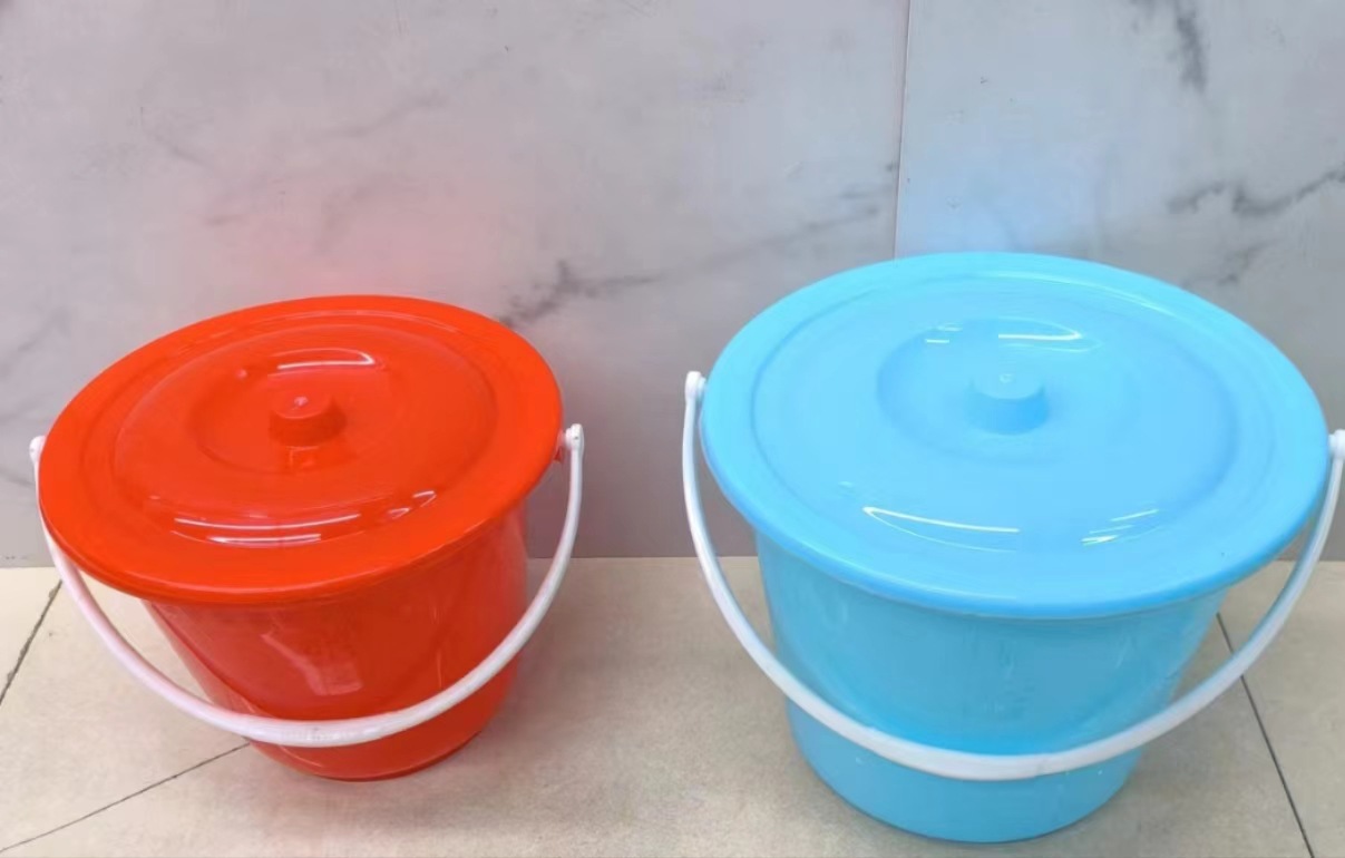 家用带手提储水桶塑料无盖有盖水桶宿舍洗衣澡桶收纳桶提水桶浴室详情7