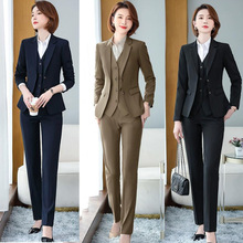 The 2022 summer new style of elegant professional shirts for women, fashionable and stylish short-sleeved commuting satin shirt work clothes pic 5