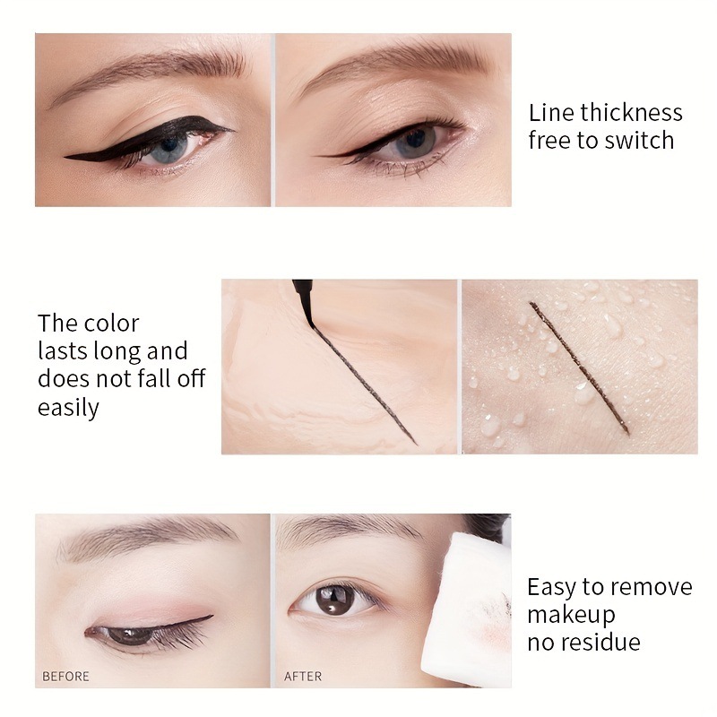 USHAS cross-border in-stock bestsellers: Colored eyeliner liquid eyeshadow, eye makeup, sequins, European and American, non-smudging, waterproof, long-lasting, and contouring pic 8