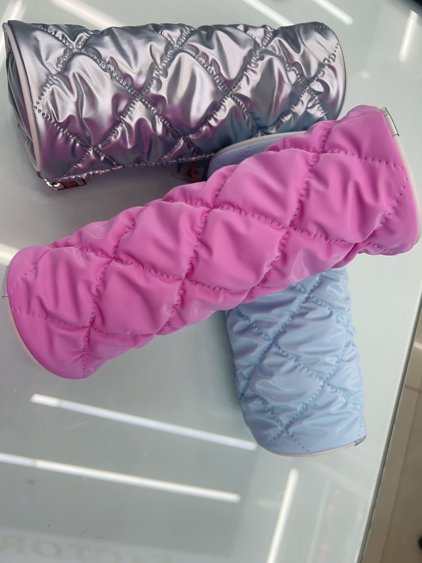 Factory direct sales of new large-capacity, simple candy-colored, puffy, self-created ins Japanese-style pen cases for primary and secondary school students pic 12