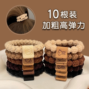 儿童编发彩绳脏脏辫子甜美头饰手工彩带编发绳夏季头绳脏辫发饰女详情11