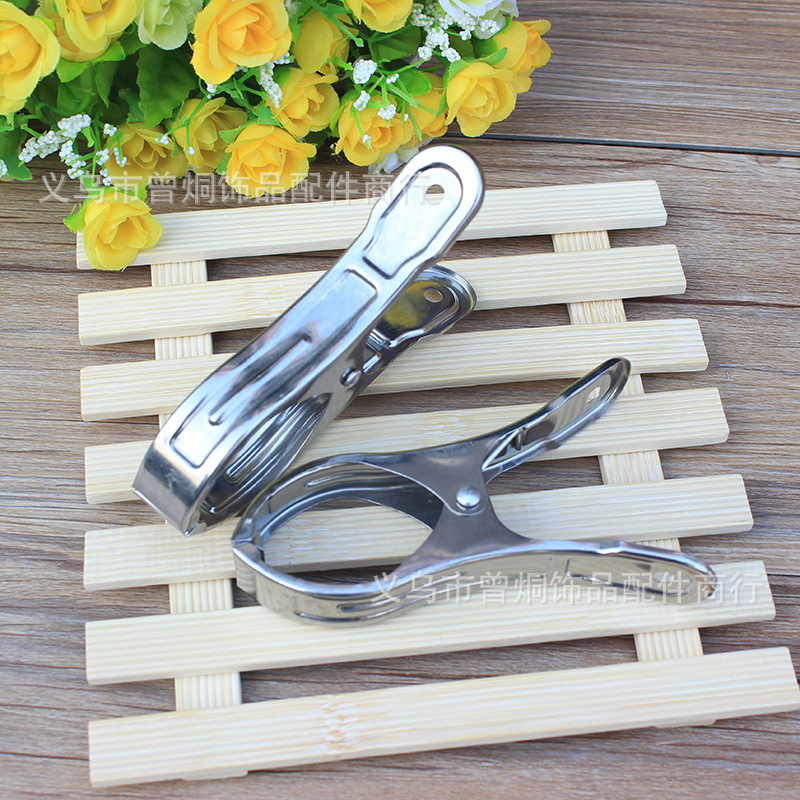 不锈铁被夹子被夹 中号被夹晒被夹子鱼尾夹夹子一元批发详情4