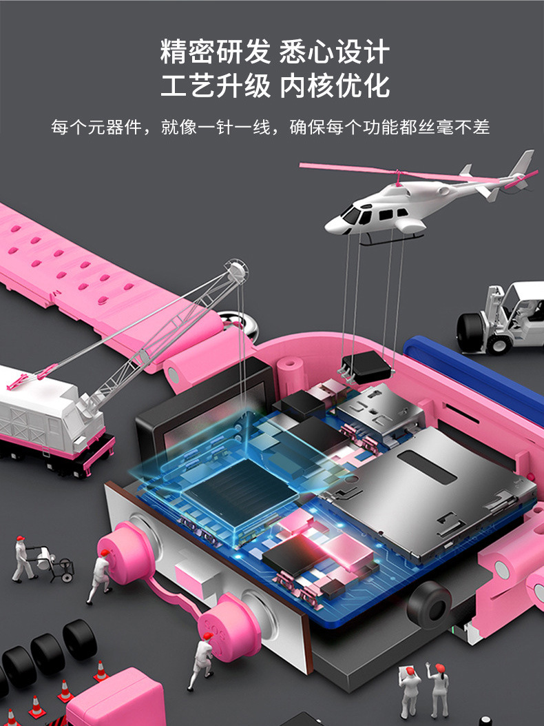 厂家批发跨境儿童智能手表GPS位置信息拍照Q15学生智能电话手表详情13