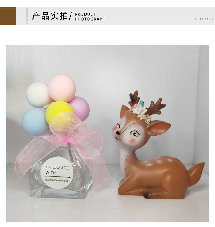 弹簧摇摆告白气球香水瓶气球车载镶钻气球配饰钻石满天星车摆件详情6