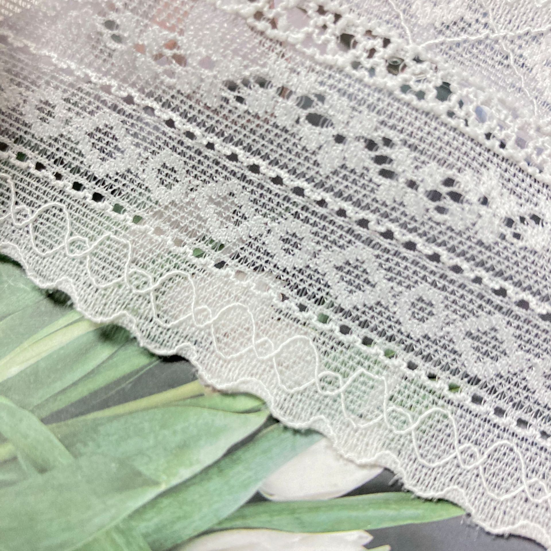 Custom elastic lace trim manufacturer wholesale lace ethnic style lace trim straps diy accessories small lace edges pic 15