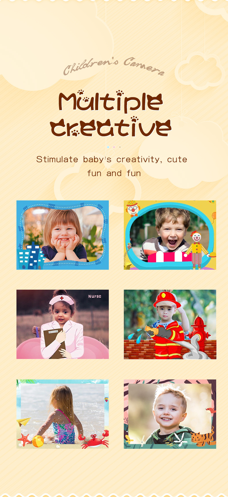 A5 Cross-border Children and Students Digital Mini Camera Fun Toy Educational Birthday and Festival Gift Camera pic 7