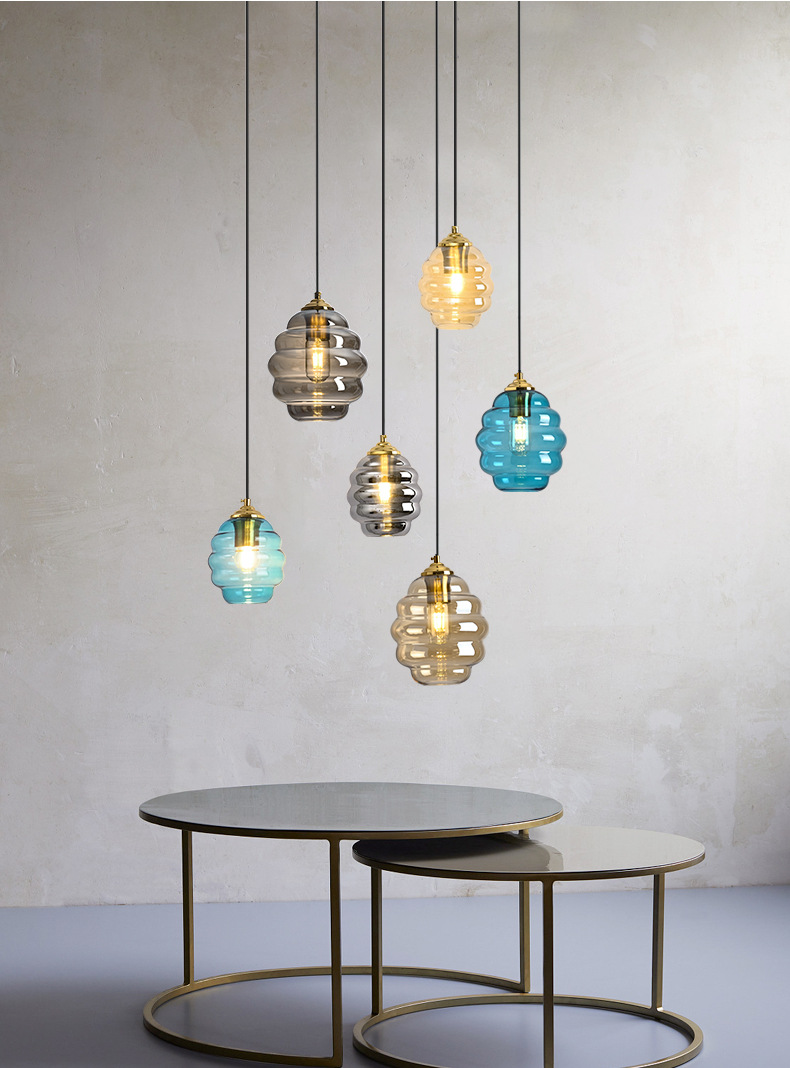 Lámpara de nubes candelabro restaurante luminaria nórdica cabeza de cama bar tienda de ropa tienda de viento industrial lámpara de escalera vidrio comercial pic 16