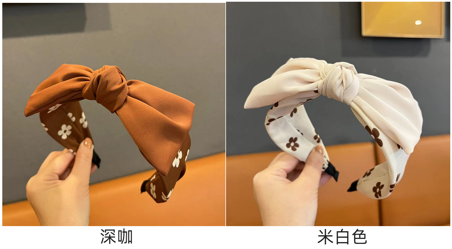 女时尚气质洗脸发卡发箍 ins新款百搭网红压发宽边蝴蝶结头箍发饰详情28