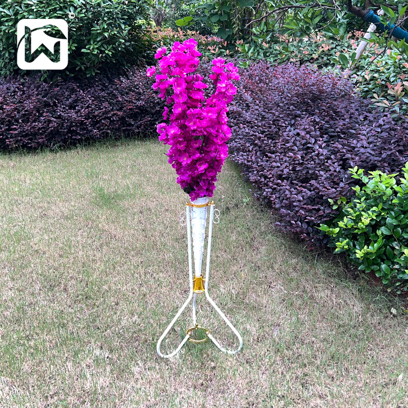 Direct sales manufacturer cross-border wedding and wedding scene wedding baskets, iron baskets, flower baskets, wedding flower stands, welcome baskets, aisle flower baskets pic 21