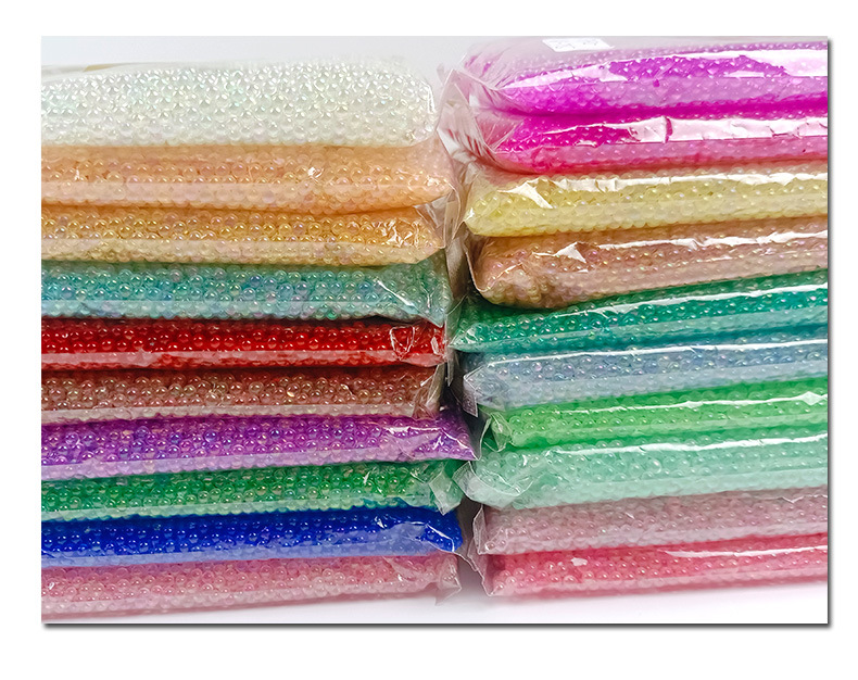 厂销人鱼玻璃珠泡泡玻璃珠幻彩啵啵气泡珠玻璃微珠现货铺罐玻璃珠详情2