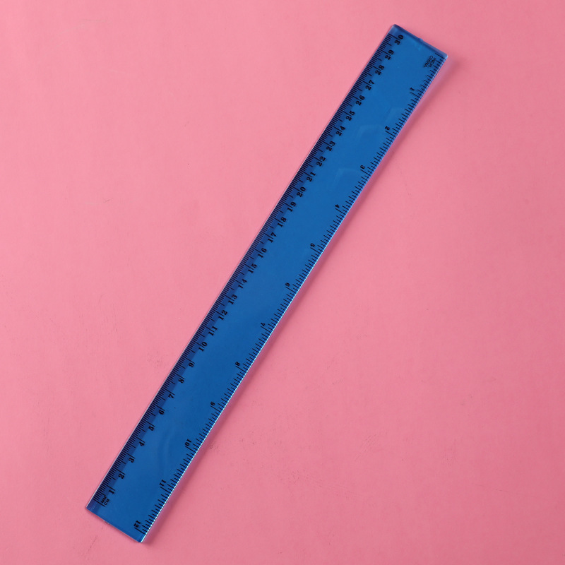 Cross-border wholesale plastic flexible rulers, transparent and flexible straight rulers, student examination and homework measuring tools, learning supplies pic 6