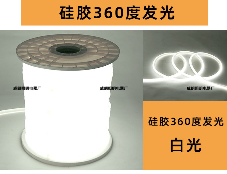 Высокое давление 5050/rgb2835 неоновая водонепроницаемая 220v мягкая силиконовая лампа с оптовой внешней полосой 5730 pic 2