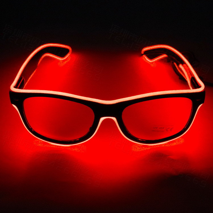 Illuminated Glasses, LED rice nails, voice-controlled bar party gifts, music night club atmosphere supplies, Neon Glasses pic 82