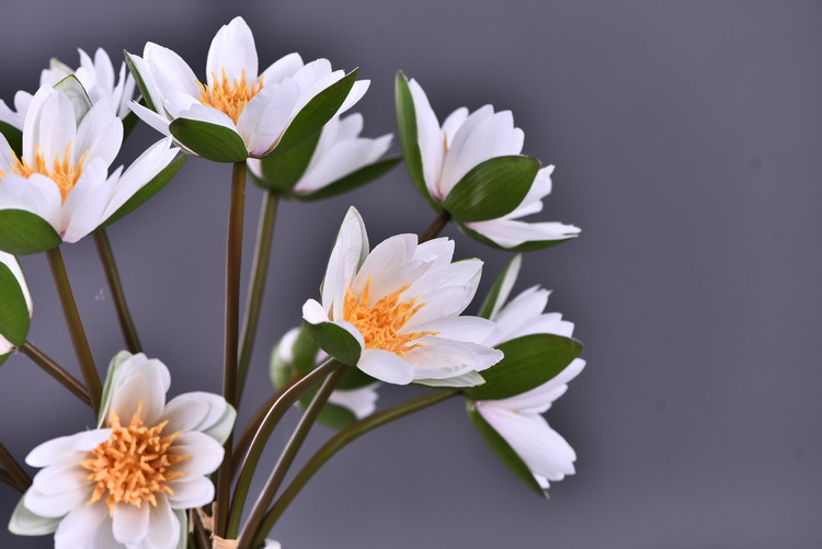 Wholesale manufacturer of artificial water lilies, direct sales of artificial flowers for wedding, home, hotel and homestay soft furnishings, artificial flowers, and photography props pic 22