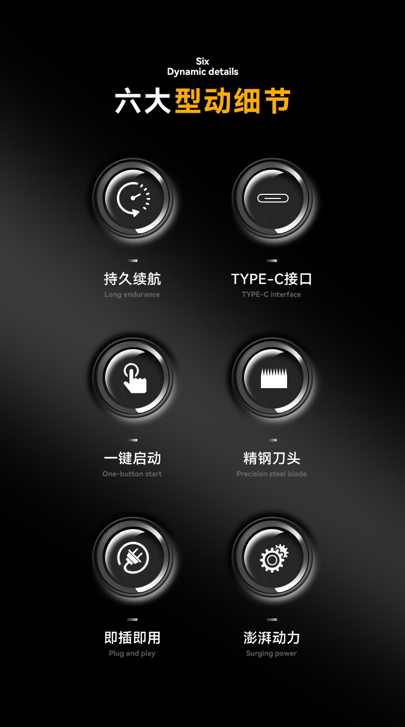 科美/KEMEI跨境液晶数显电推子理发剪粉末冶金刀头专业推剪理发器KM-1855详情2