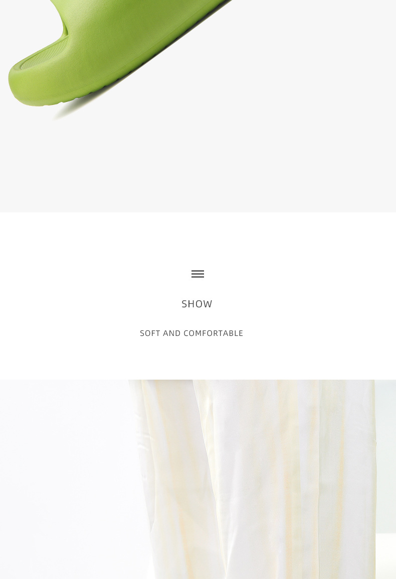 Wholesale of anti-slip, thick-soled, comfortable and comfortable EVA slippers for couples in summer at home pic 10