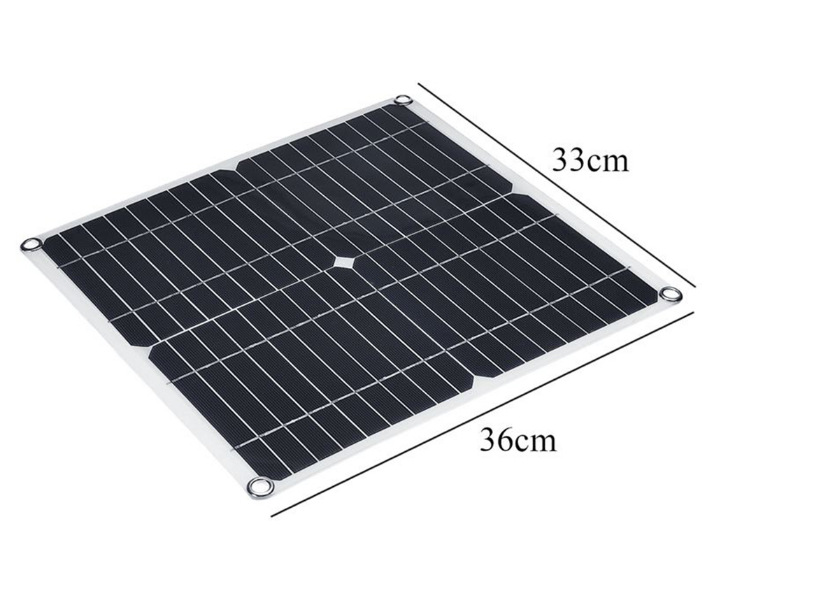 20W battery solar charger 18V 50W outdoor solar panel ship battery charger assembly pic 7