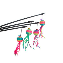 仙女猫咪玩具 响纸珍珠逗猫棒 钢丝猫猫用品 互动厂家批发现货详情23