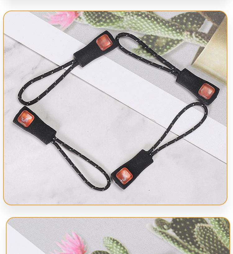 厂家直供批发运动装注塑拉绳拉头服装箱包拉袢拉手拉攀拉尾绳拉片详情8