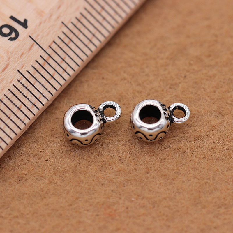 S925泰银挂件隔珠DIY饰品配件银泰银饰品挂件批发详情14