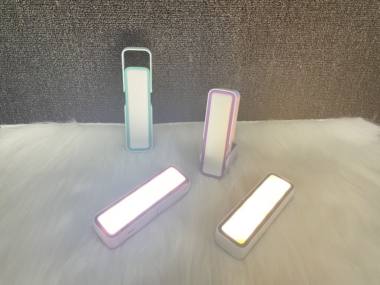 Multi-functional magnetic wall lamp, bedside reading lighting lamp for student dormitories, three-position desktop standing mini LED lamp pic 3