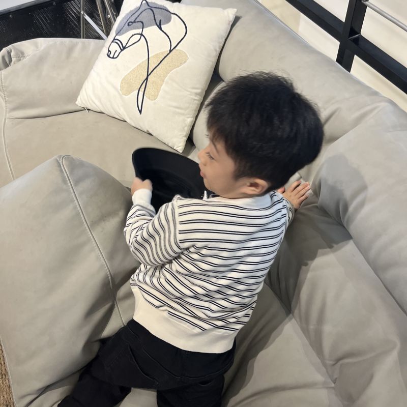 儿童毛衣开衫2022秋冬学院风卡通熊刺绣宝宝小外套男女童跨境专供详情7