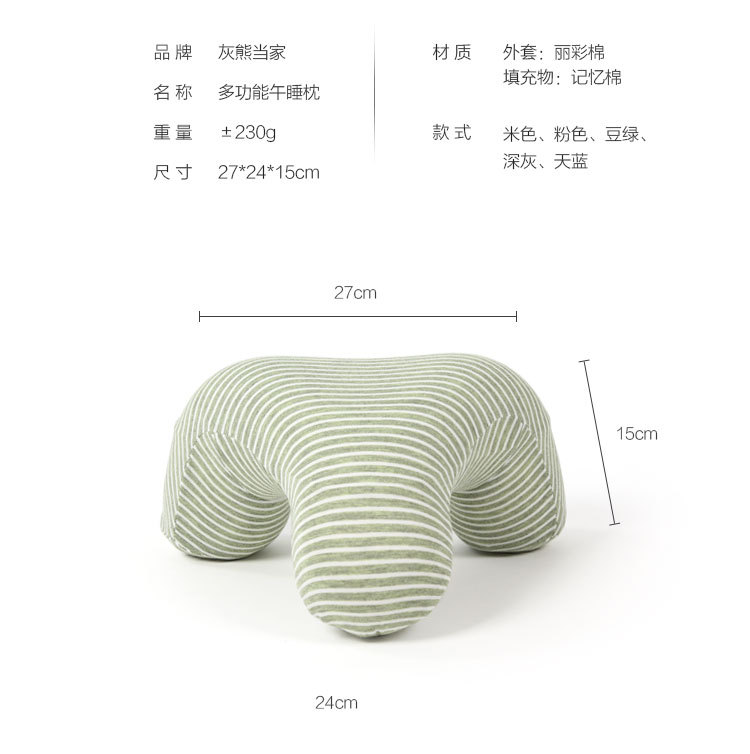 Memory foam student nap pillow, cool sleep pillow, triangular pillow, support and neck protection nap pillow, office prone sleep pillow pic 17