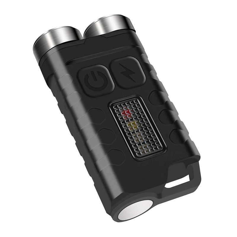 New LED keychain light, high-intensity mini flashlight, emergency flashlight, magnetic fluorescent flashlight pic 2