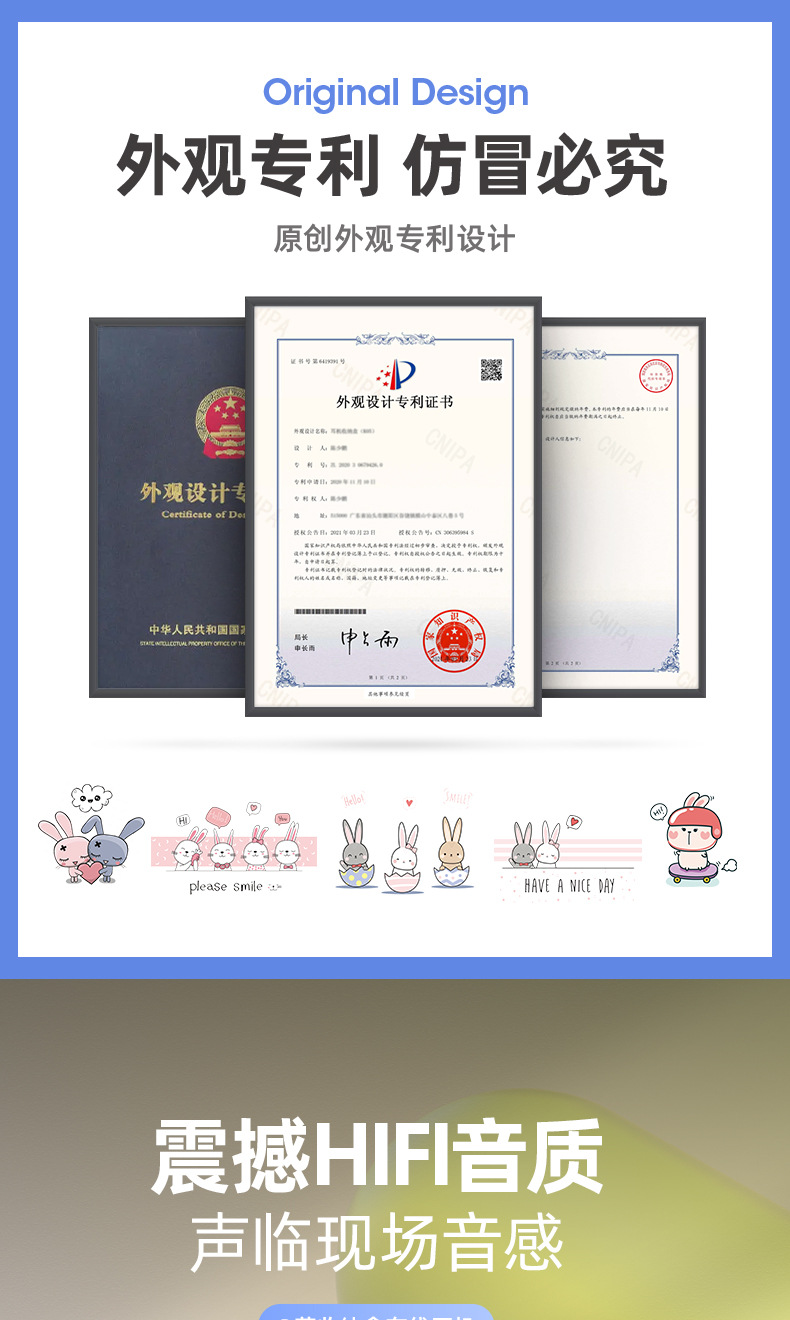 【 Gift Storage Box 】 Manufacturer wholesale wired in-ear headphones suitable for universal headphone cables of vivo and OPPO mobile phones pic 1