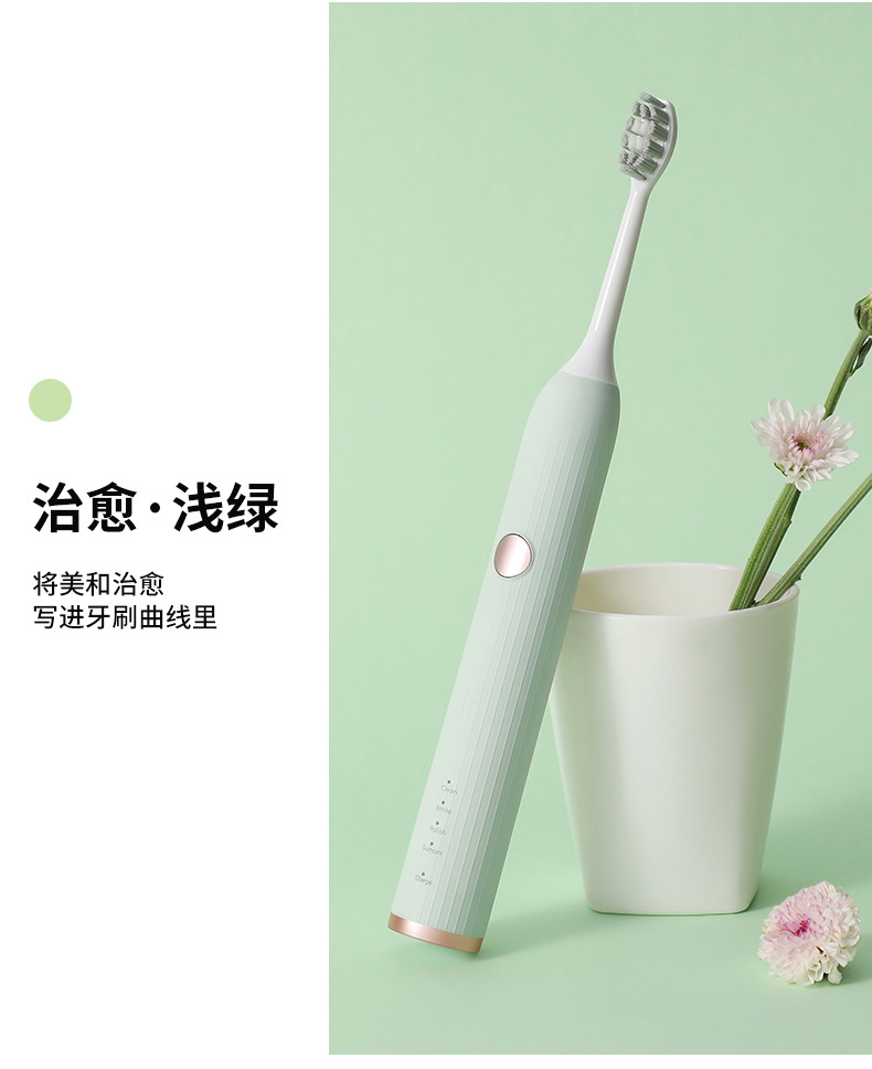 磁悬浮电动牙刷扫振成人款软毛情侣声波家用充电款電動牙刷批发详情18