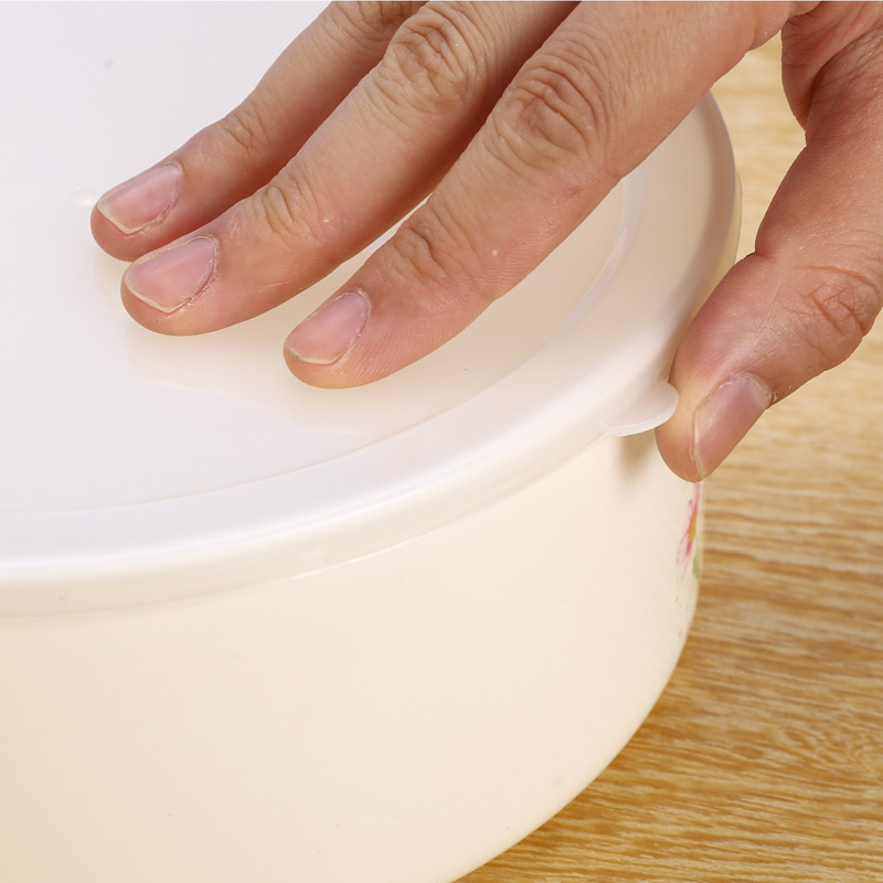 [Factory Direct Sale] High-quality and reasonable gift set of three-piece round microwave food preservation box pic 8