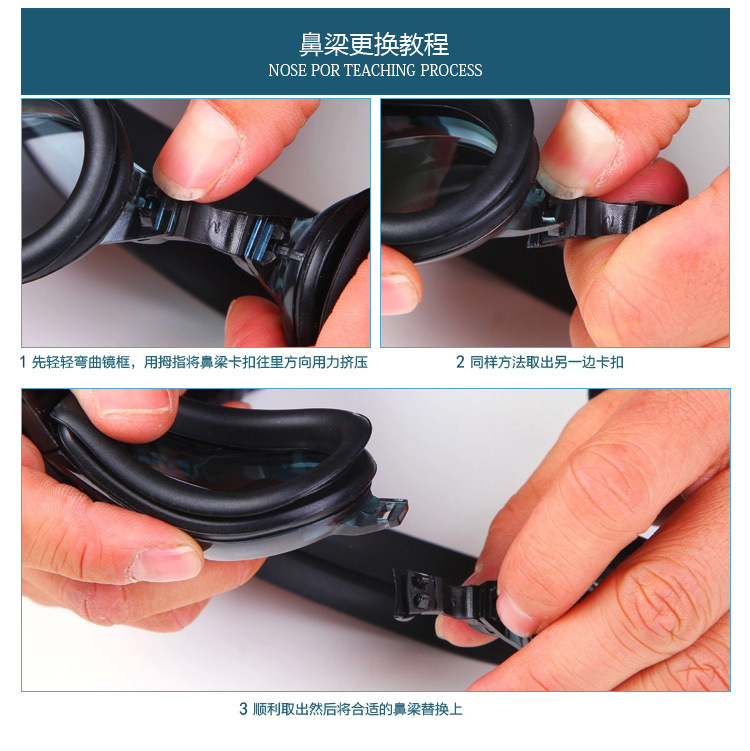 Factory direct sales of high-end pvc diving sets, outdoor diving goggles, semi-dry snorkeling tubes and two-piece snorkeling sets pic 12