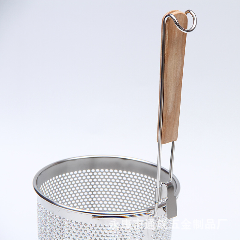 Factory direct sales of new stainless steel perforated steel plate, Fenli Spicy Hot pot rice noodles, scooping spoon for cooking and scooping noodles pic 7