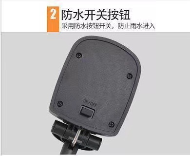 太阳能水母灯 户外 双层星月水母灯庭院灯芦苇圣诞地插庭院装饰灯详情11