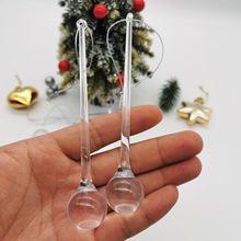 圣诞树挂件节日装饰品新款瀑布雪花透明五角星树枝冰凌套装挂饰详情13