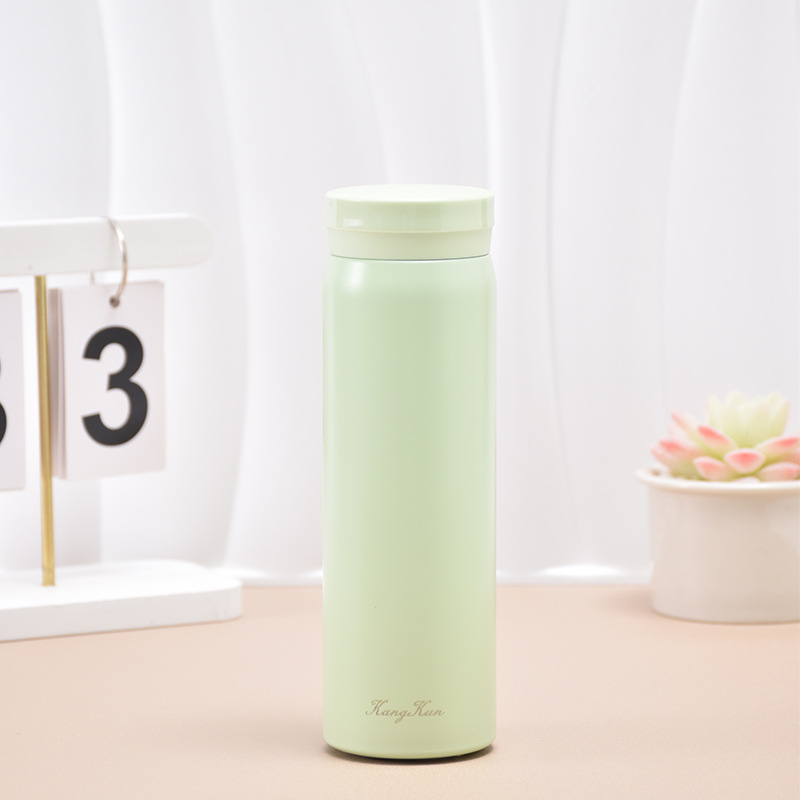 304不锈钢马卡龙色保温杯男女学生可爱随手杯简约便携小巧口袋杯详情13