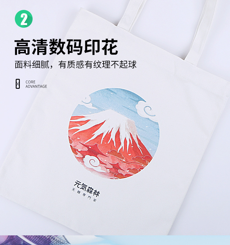 Customized canvas bags and cotton bags with logo printing, eco-friendly shopping bags in stock, hand-held canvas bags and cotton bags made by manufacturers pic 11
