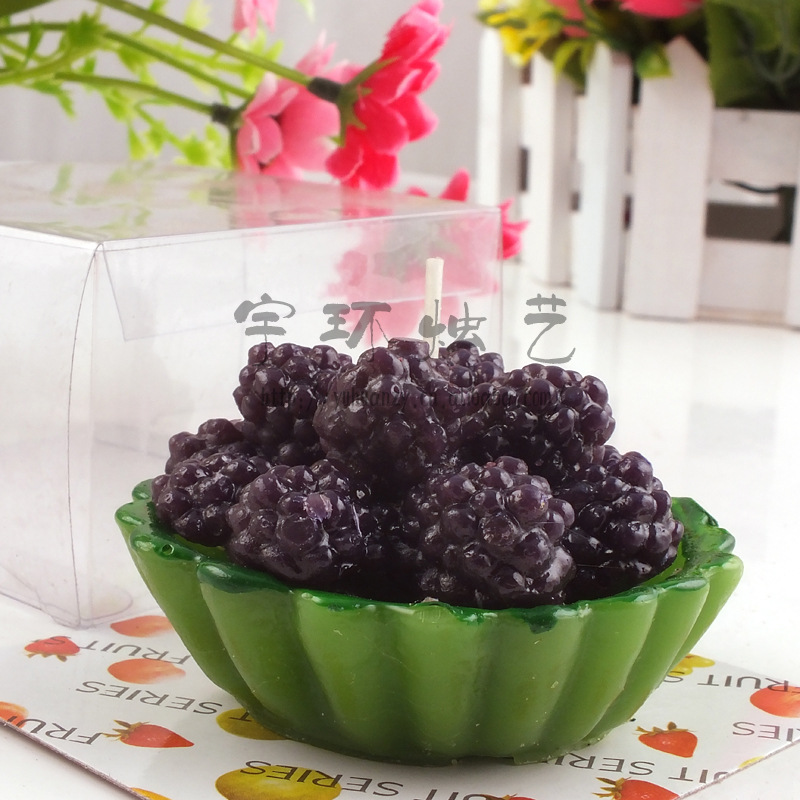 Factory direct sales of candle simulation fruits. Birthday candles, scented candles, wedding candles pic 3