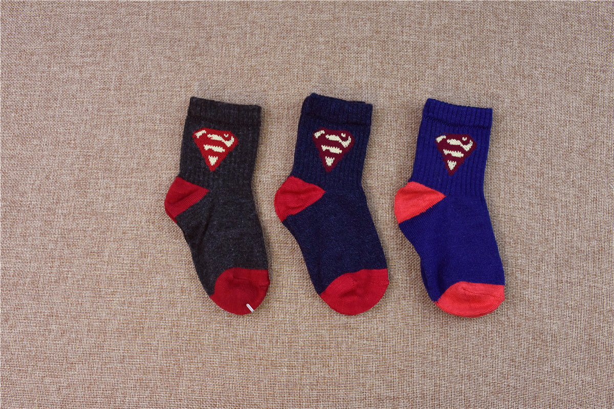 儿童羊绒袜 秋冬男女童保暖收口运动风儿童袜 冬季宝宝袜子详情8