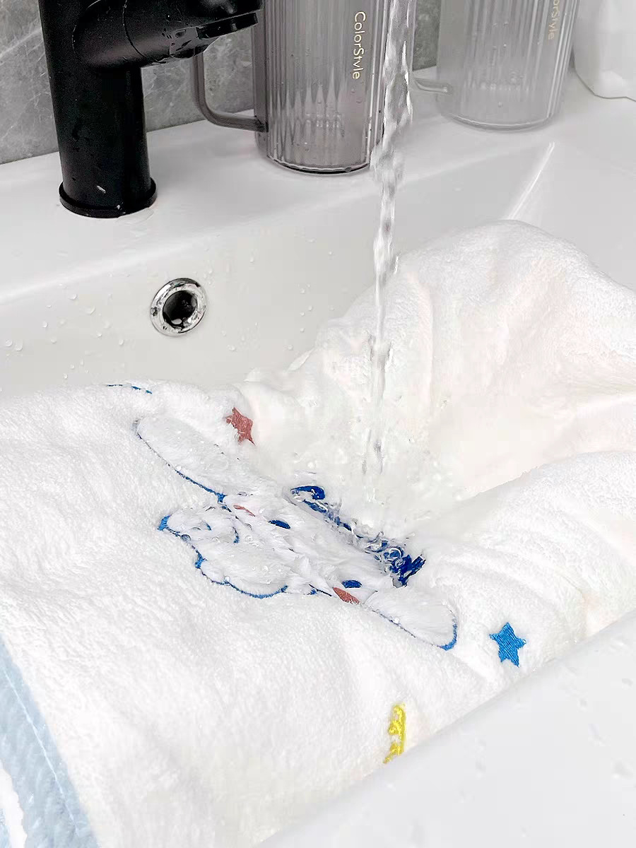 玉桂狗毛巾浴巾套装吸水加厚大尺寸柔软珊瑚绒速干详情6