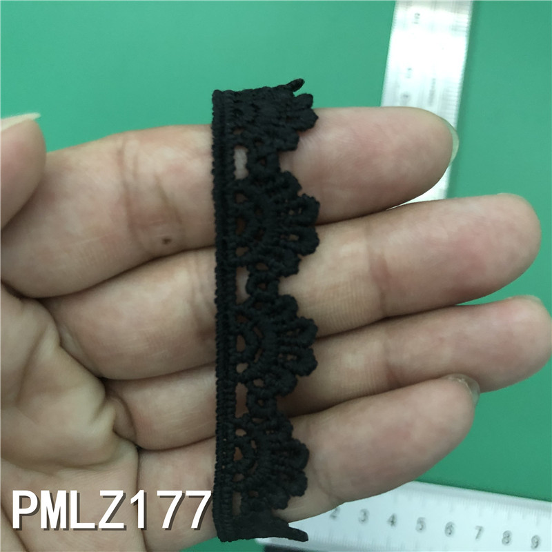 New Lolita embroidery water-soluble lace, milk silk single-sided small flower wave lace, lace with barcode pic 40