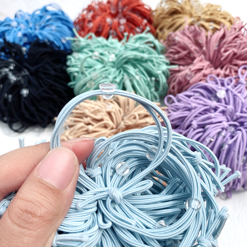 diy hair band, hair tie with support, leather band, hair tie, hair accessory material package, candy-colored small accessories pic 13