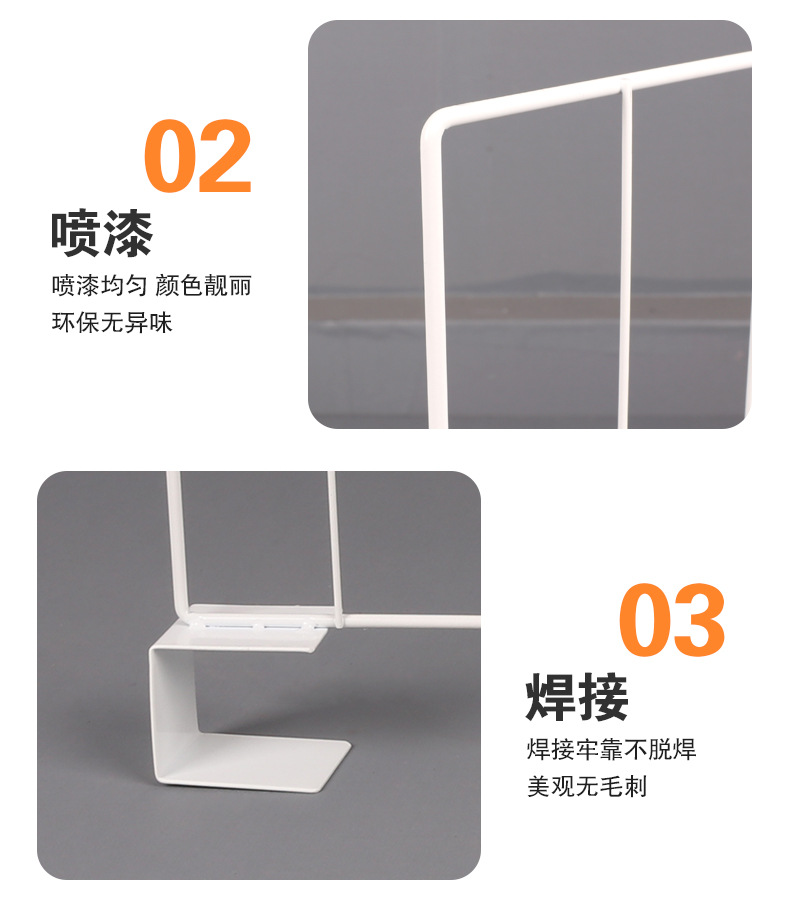 服装展示架挡板菜鸟驿站快递网隔断分类隔片仓库库位隔板货架隔网详情10