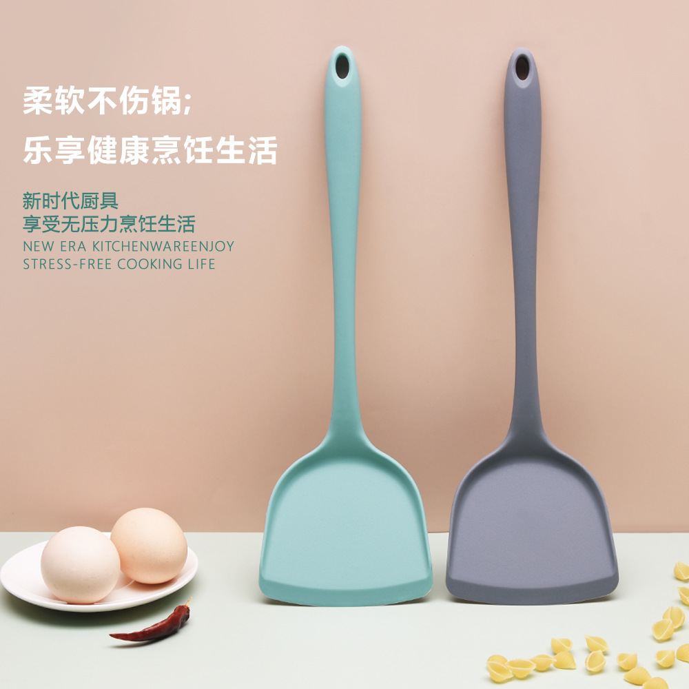现货全包硅胶厨具10件套不粘锅易清洗耐高温家用烹饪烘焙用具套装详情2