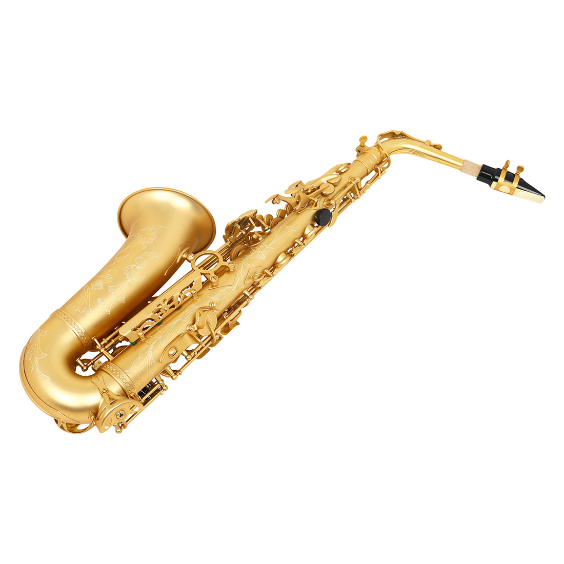 LADE中音磨砂萨克斯乐器初学成人演奏降E调鲍鱼壳按键中音萨克斯详情13