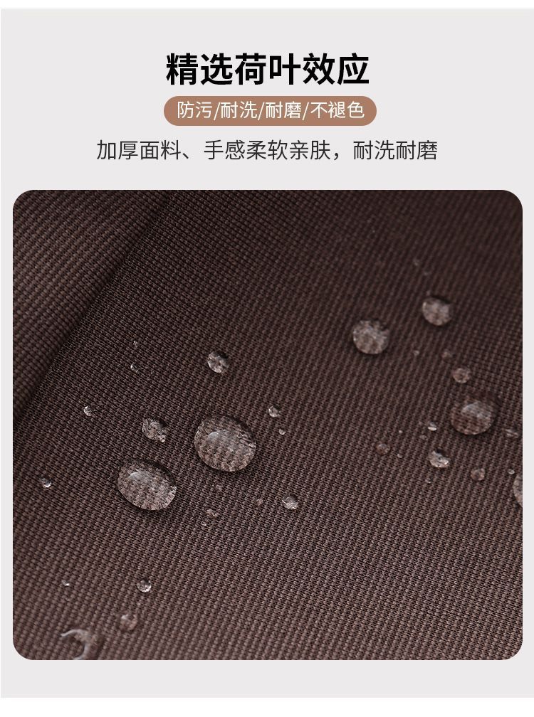 加厚罩衣工作服家用厨房户外秋冬季罩衣时尚新款做饭罩衣长袖围裙详情4