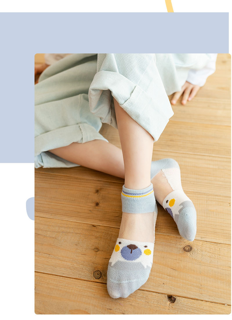 婴儿袜子夏季a类船袜薄款卡通儿童袜 精梳棉吸汗宝宝袜子男女童袜详情23
